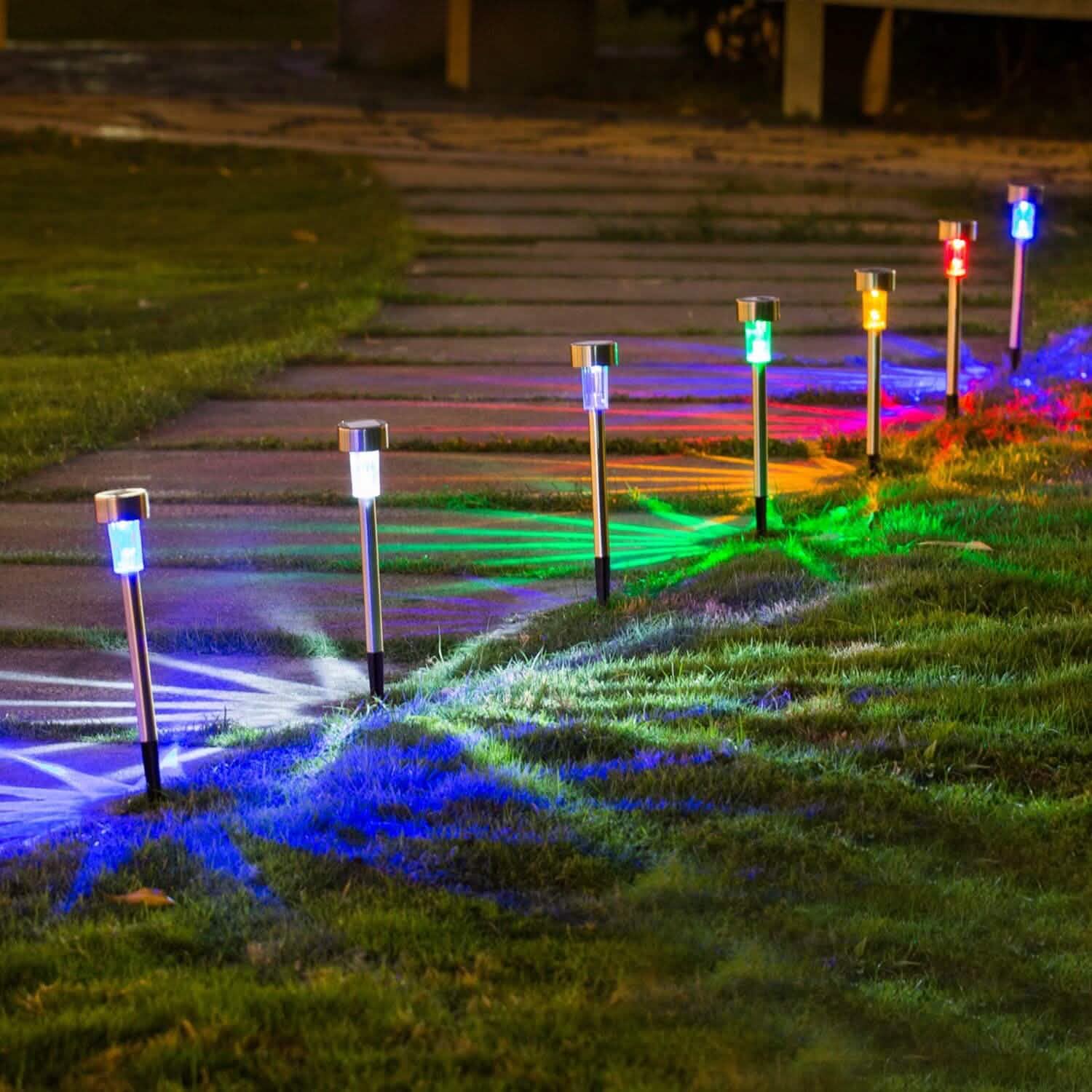 10-Pack: Outdoor Solar Landscape Lawn Light