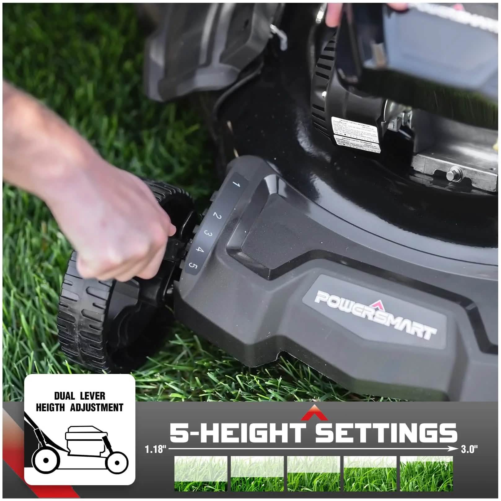 Gas Powered Self-Propelled Lawn Mower
